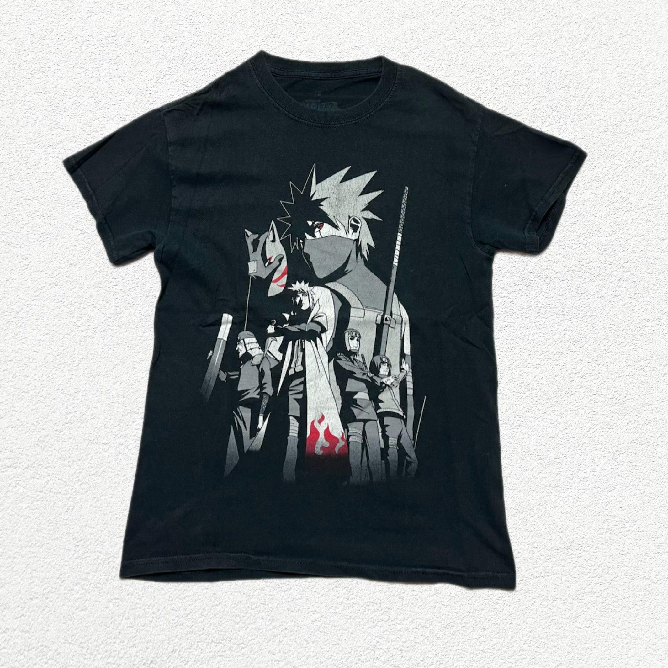 (M) T-shirt Naruto Shippuden Kakashi Noir