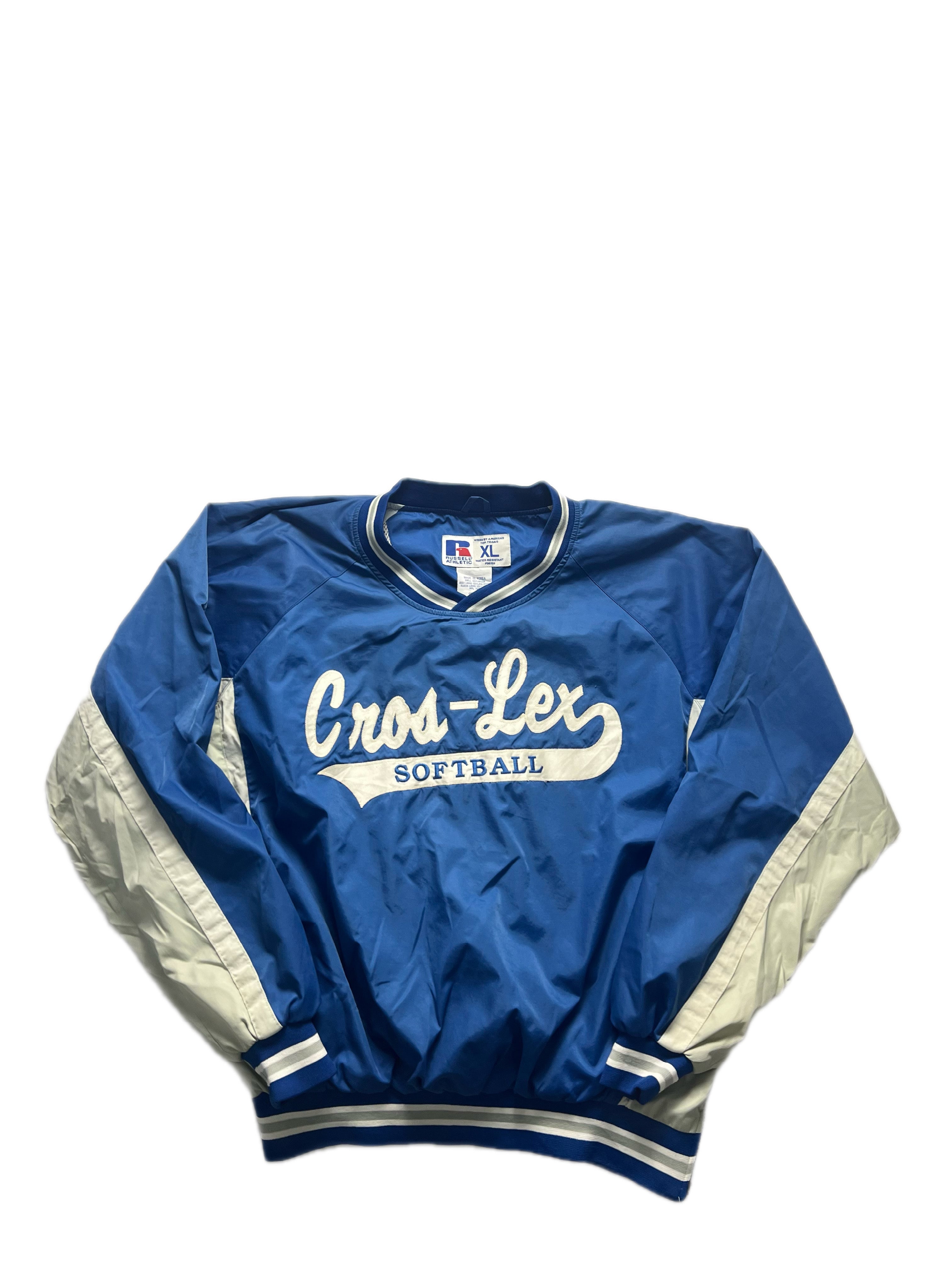 (XL) Hoodie jersey Russell Athletics - Vintage 90s - Cros-Lex softball