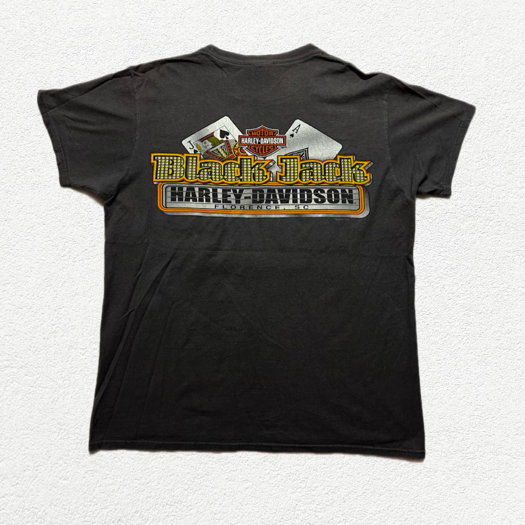 (M) T-Shirt Harley-Davidson Black Jack Florence South Carolina