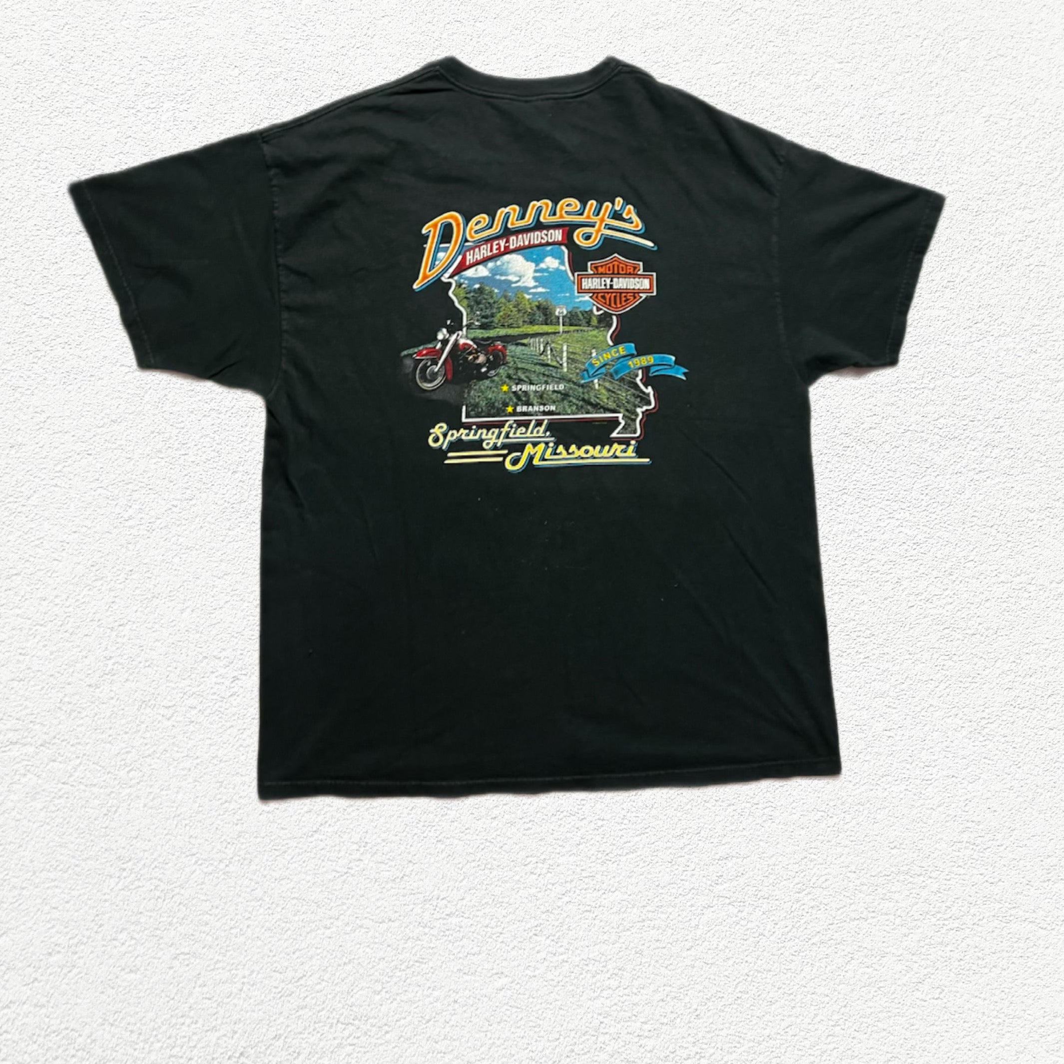 (2XL) T-Shirt Harley-Davidson Springfield Missouri 2001 USA