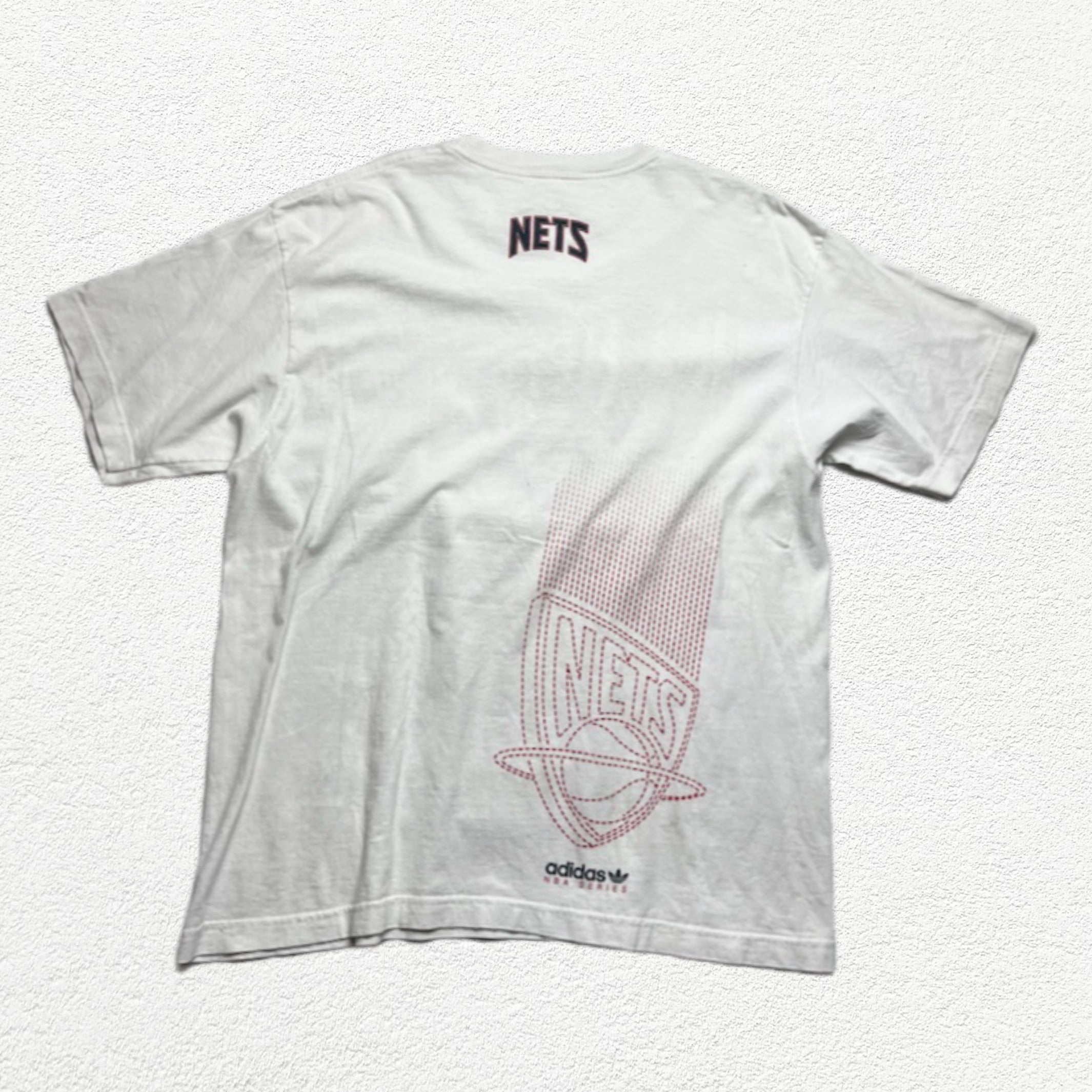(XL) T-shirt Adidas New Jersey Nets blanc