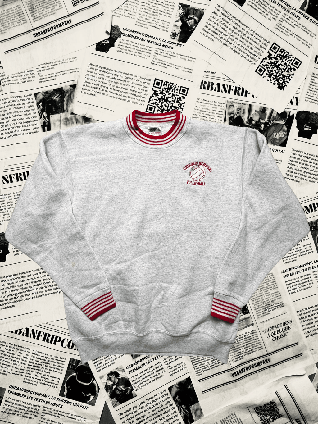 (L) Pull Universitaire – Style Campus US 90s/2000s | UrbanFripCompany