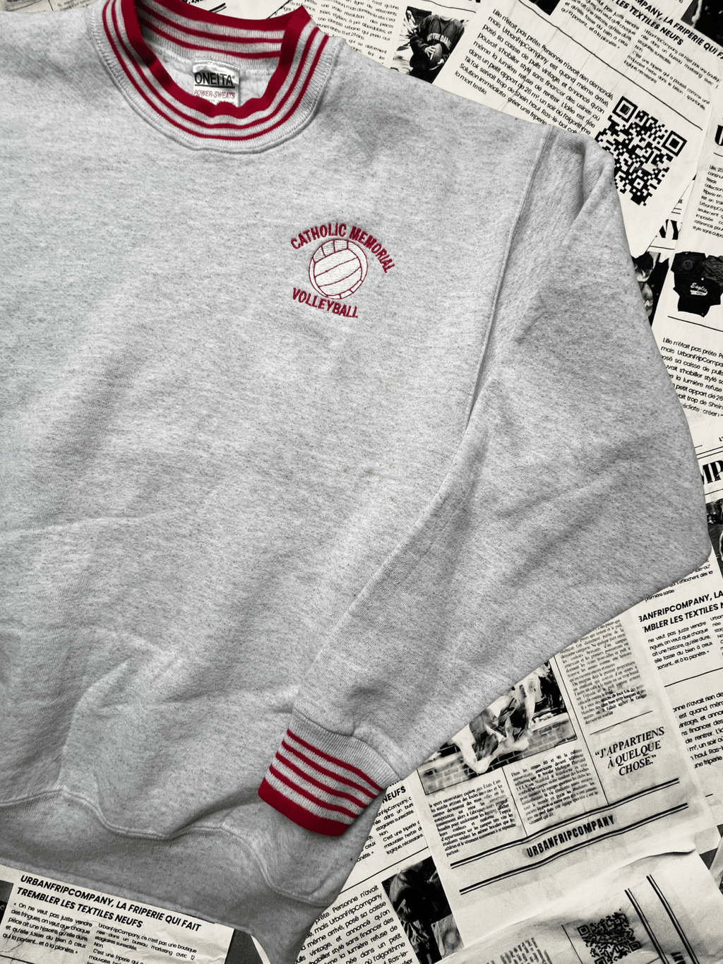 (L) Pull Universitaire – Style Campus US 90s/2000s | UrbanFripCompany