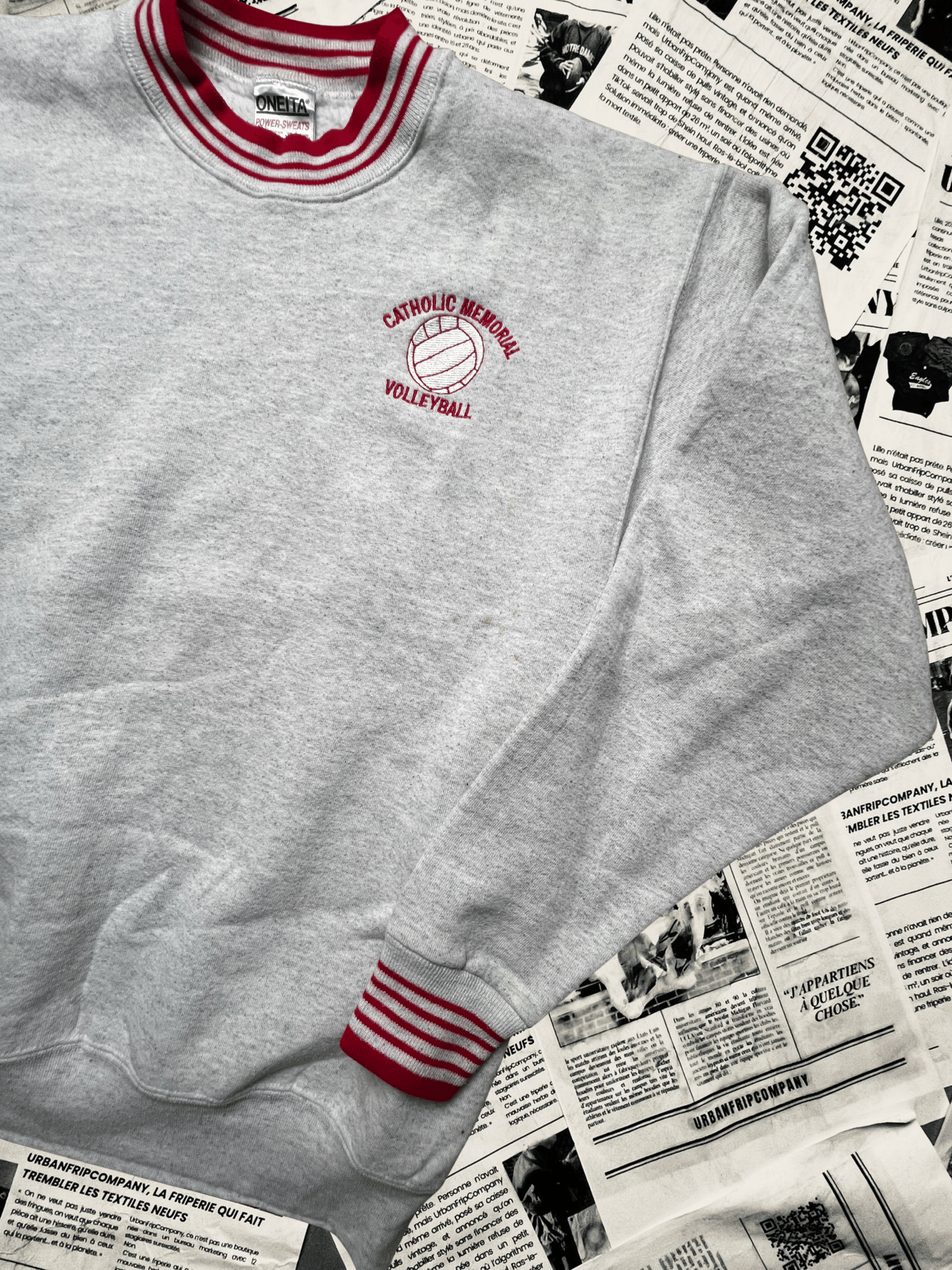 (L) Pull Universitaire – Style Campus US 90s/2000s | UrbanFripCompany