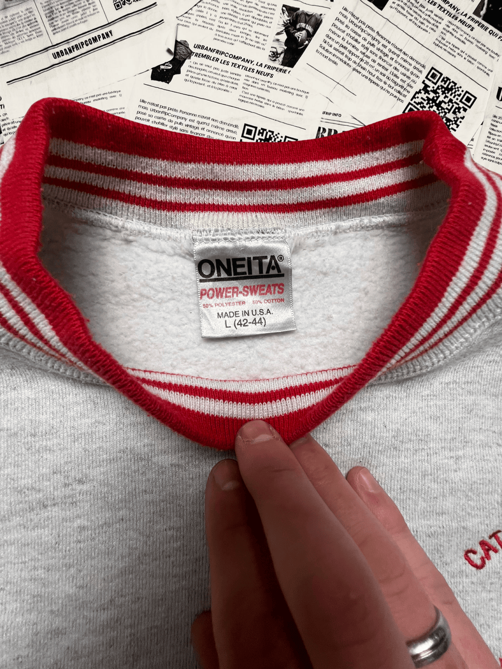 (L) Pull Universitaire – Style Campus US 90s/2000s | UrbanFripCompany