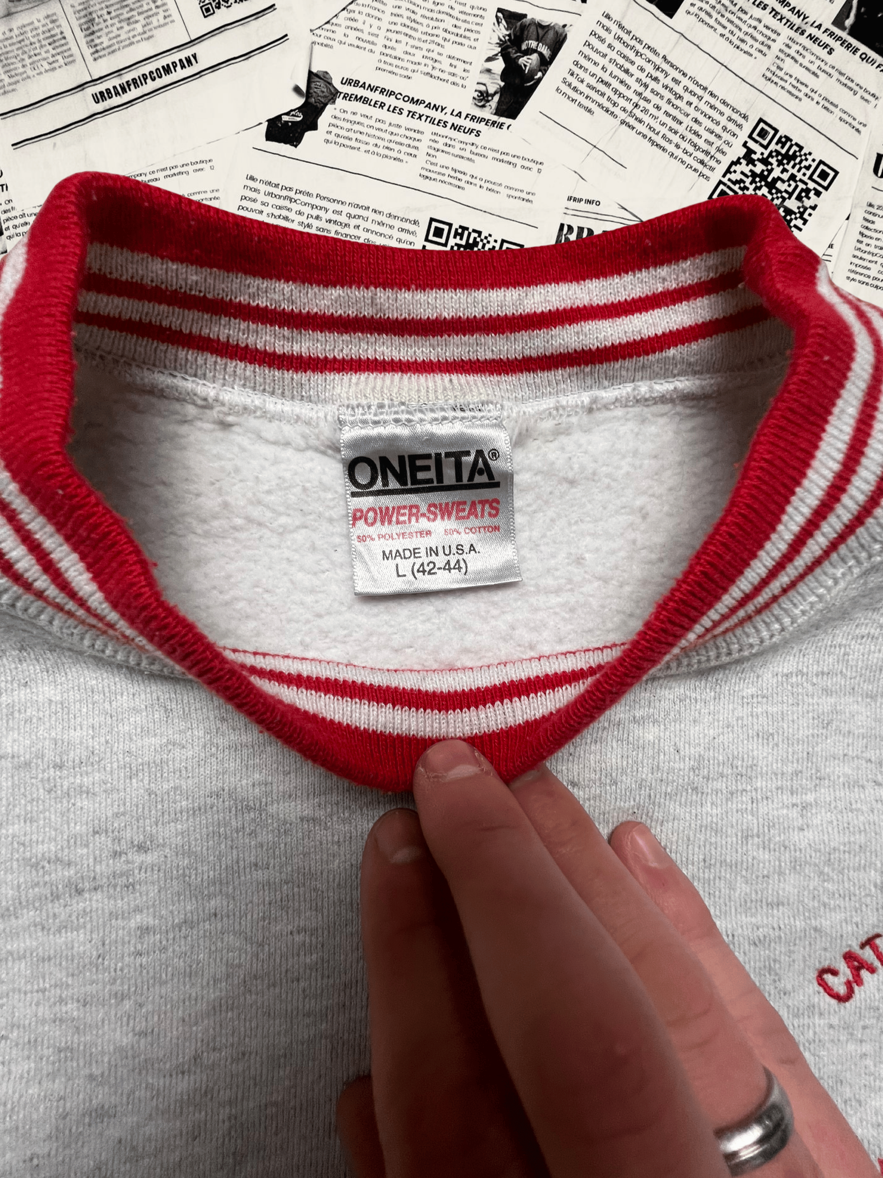 (L) Pull Universitaire – Style Campus US 90s/2000s | UrbanFripCompany