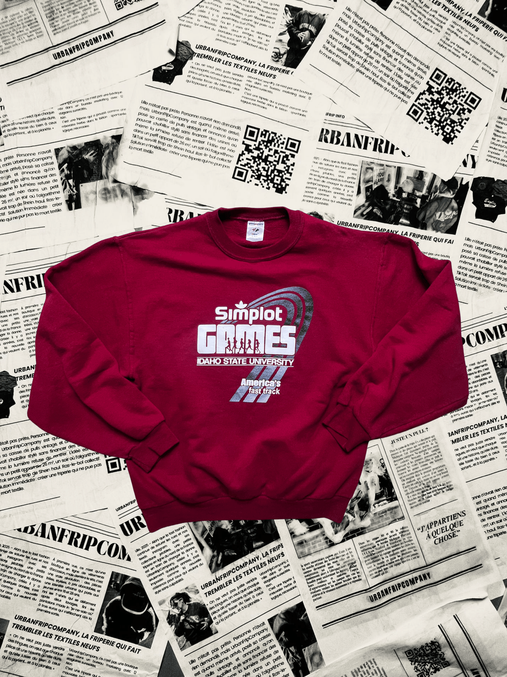 (S) Pull Universitaire – Style Campus US 90s/2000s | UrbanFripCompany