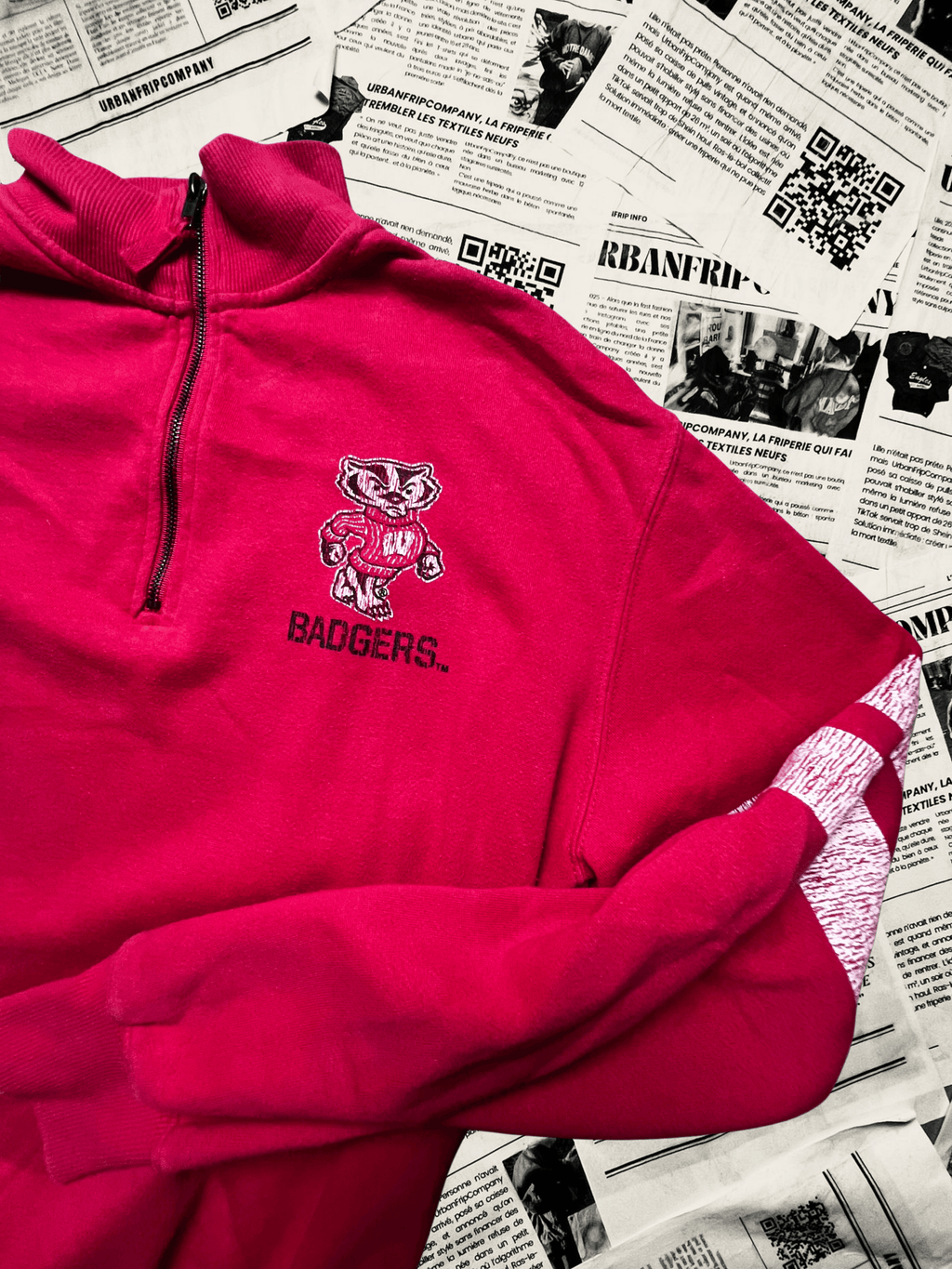 (M) Pull Universitaire – Style Campus US 90s/2000s | UrbanFripCompany