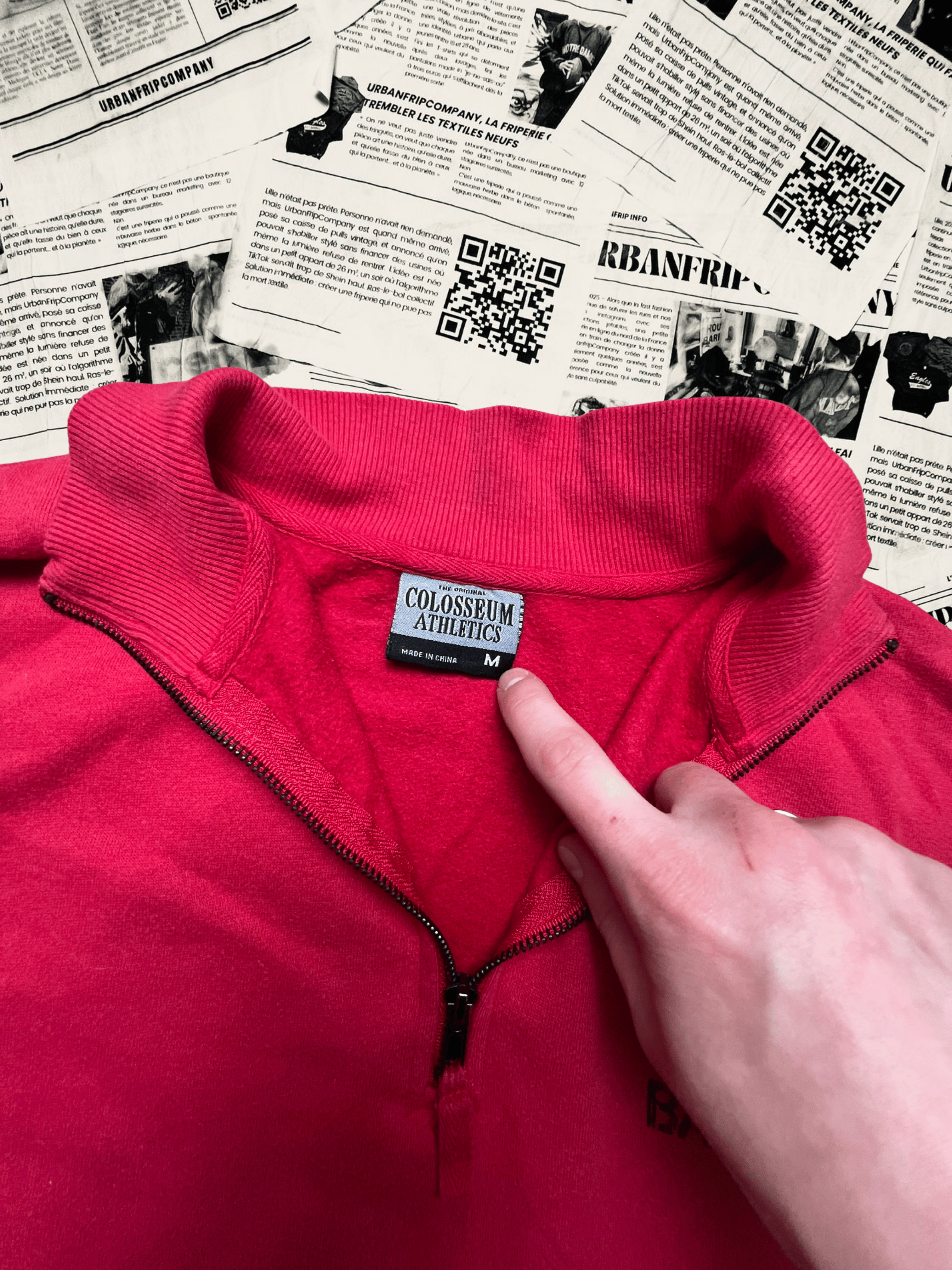 (M) Pull Universitaire – Style Campus US 90s/2000s | UrbanFripCompany