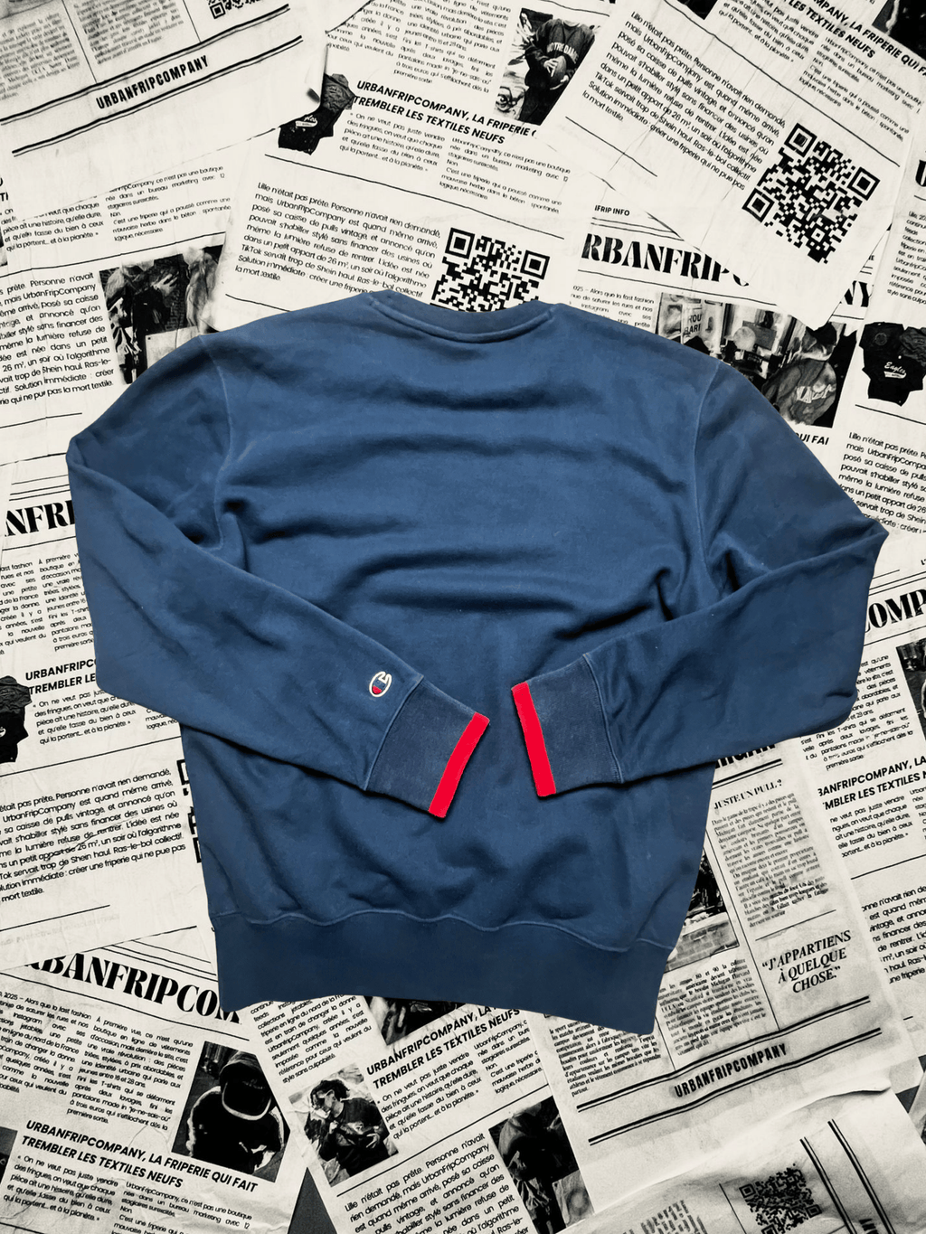 (M) Pull Universitaire – Style Campus US 90s/2000s | UrbanFripCompany