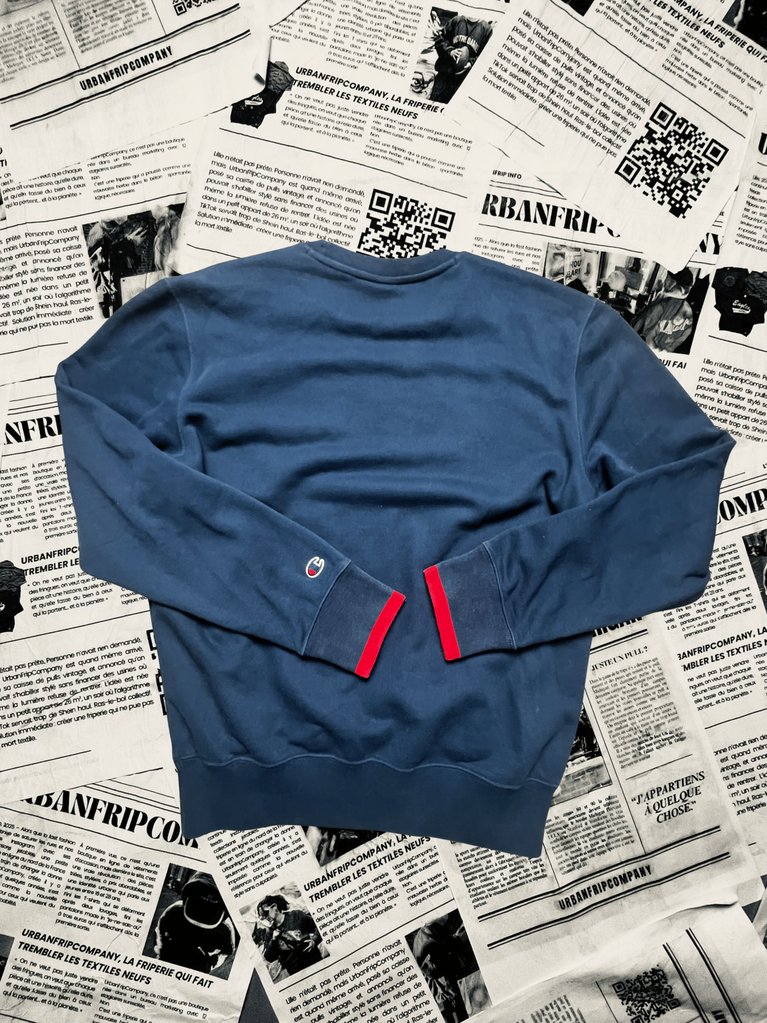 (M) Pull Universitaire – Style Campus US 90s/2000s | UrbanFripCompany