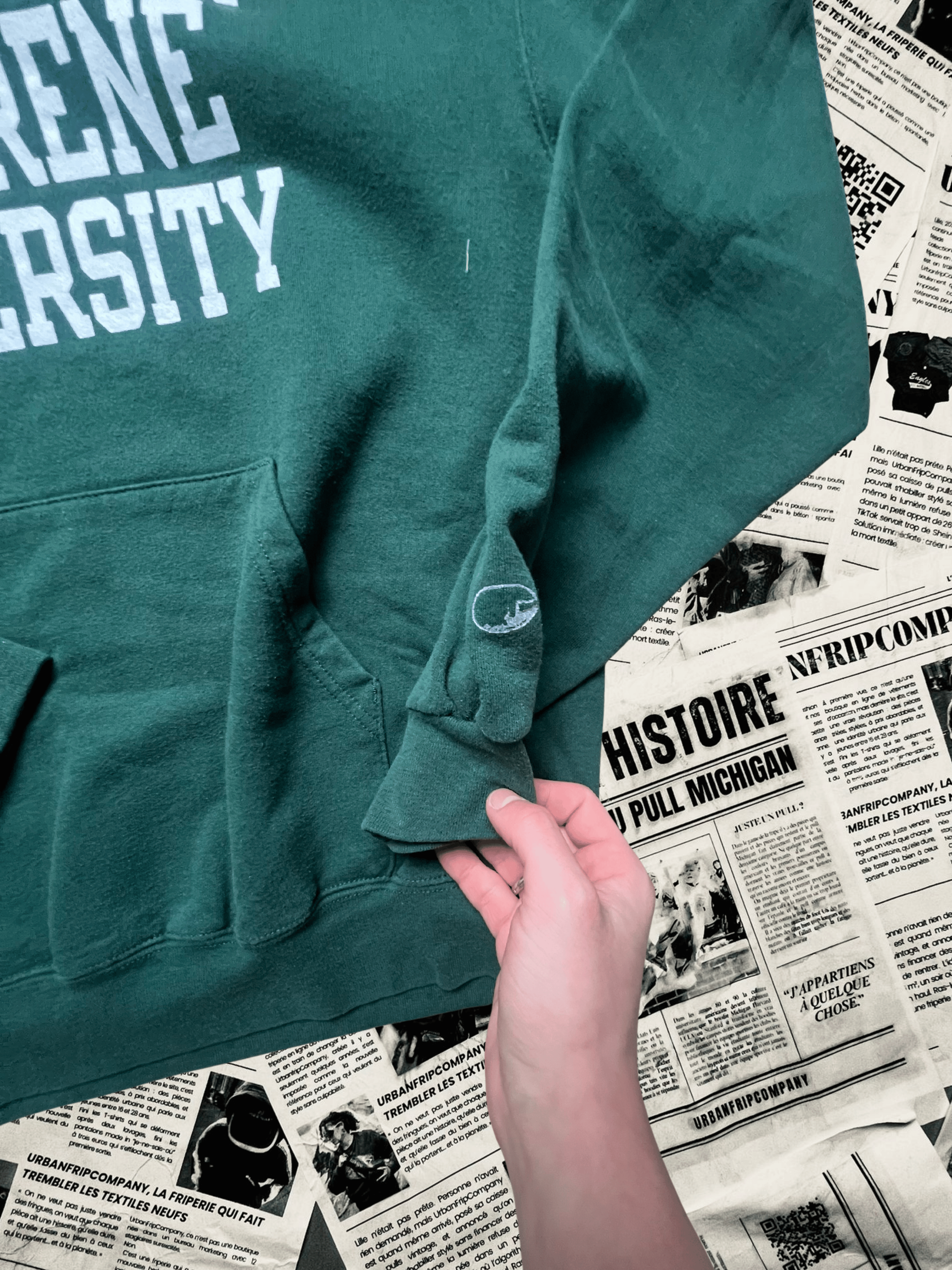 (M) Pull Universitaire – Style Campus US 90s/2000s | UrbanFripCompany