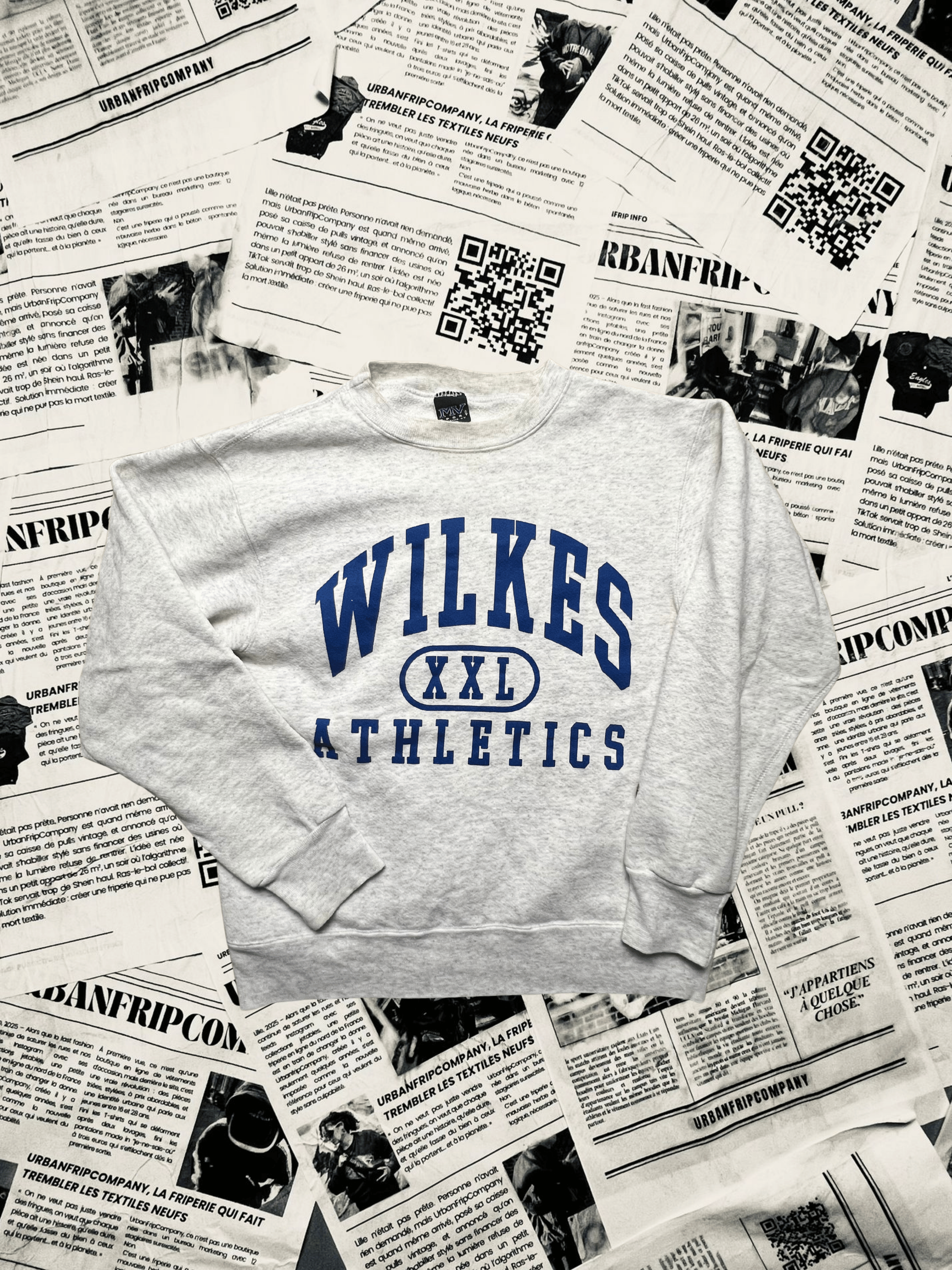 (M) Pull Universitaire – Style Campus US 90s/2000s | UrbanFripCompany