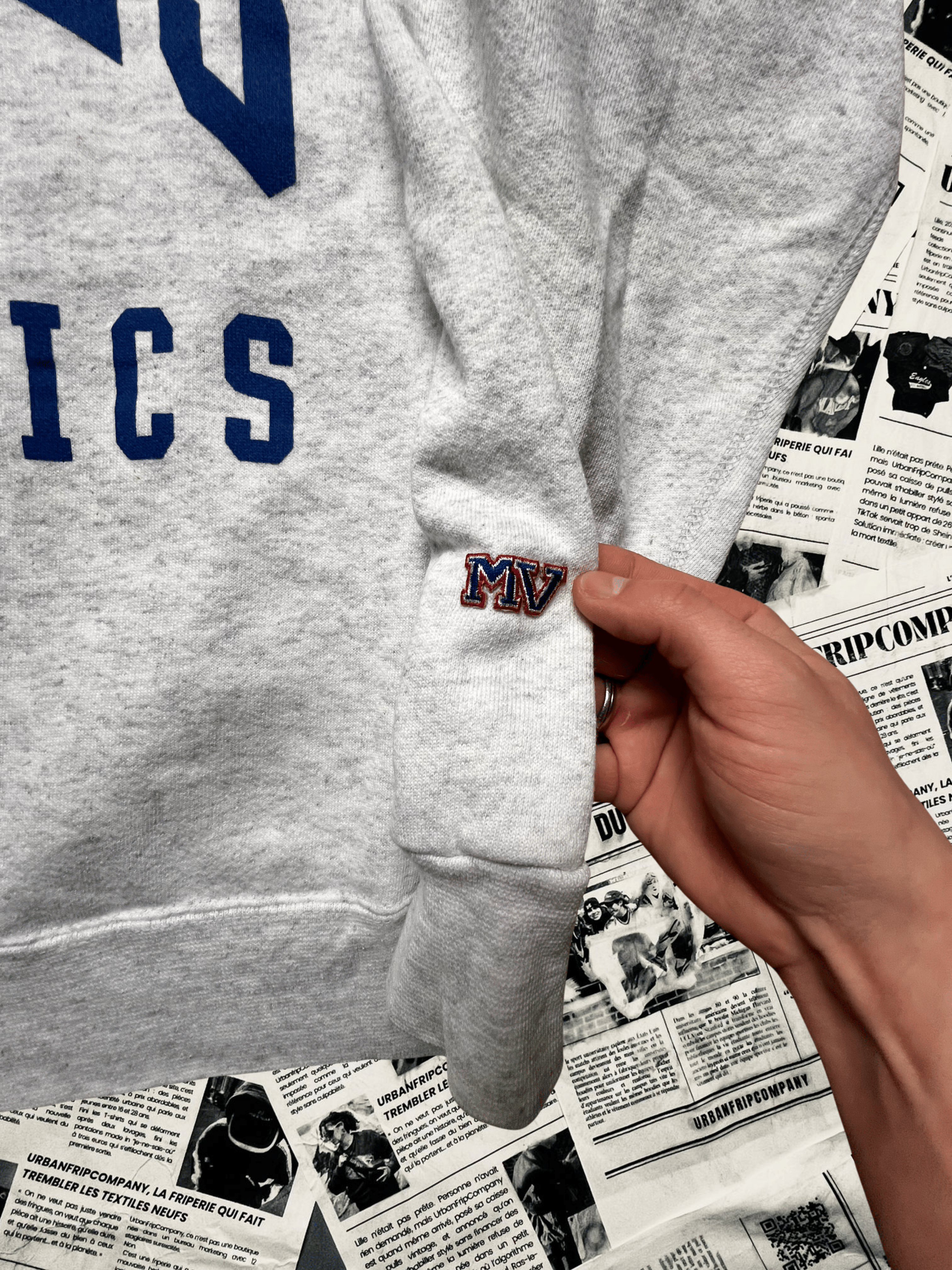 (M) Pull Universitaire – Style Campus US 90s/2000s | UrbanFripCompany