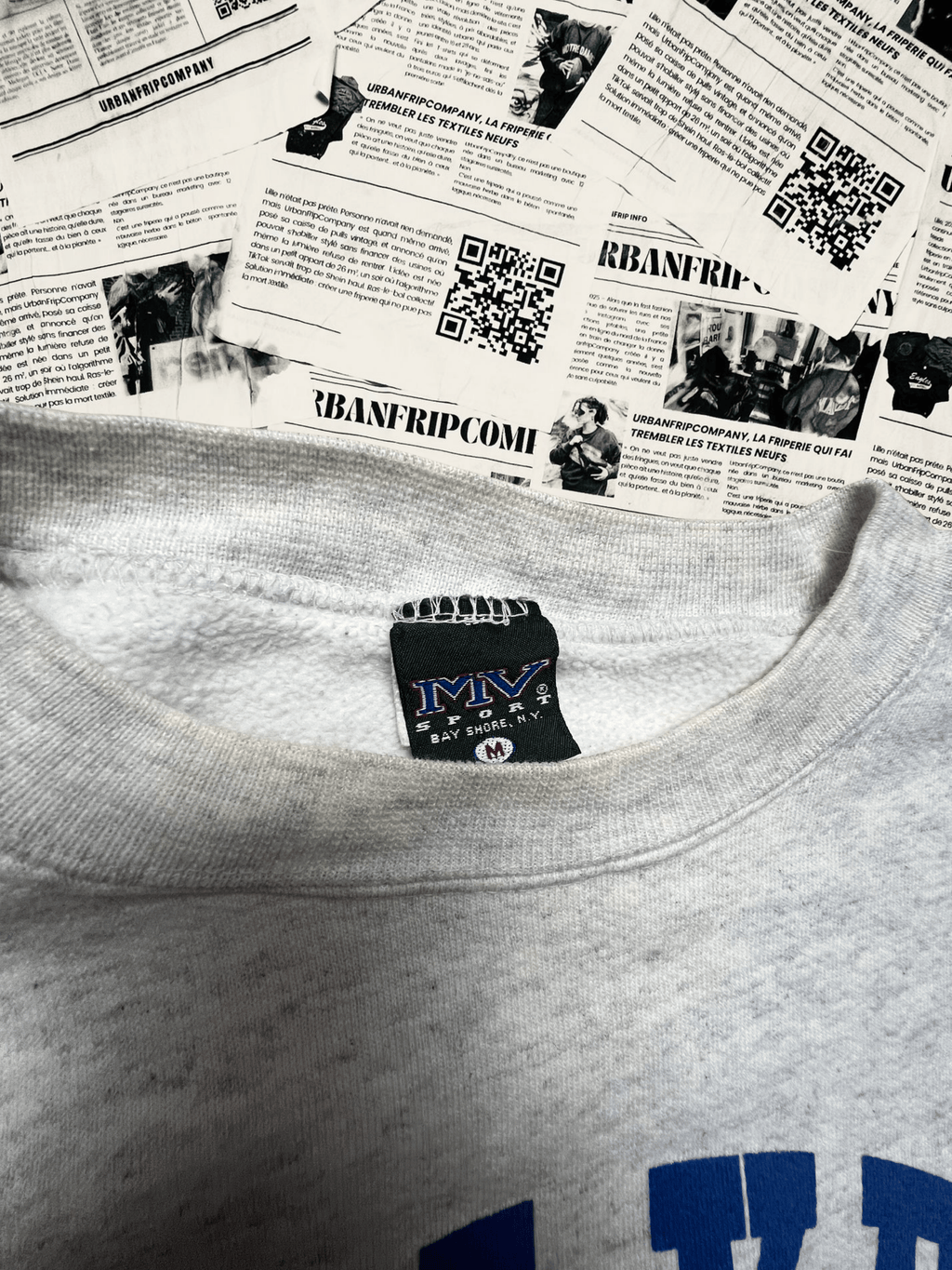 (M) Pull Universitaire – Style Campus US 90s/2000s | UrbanFripCompany