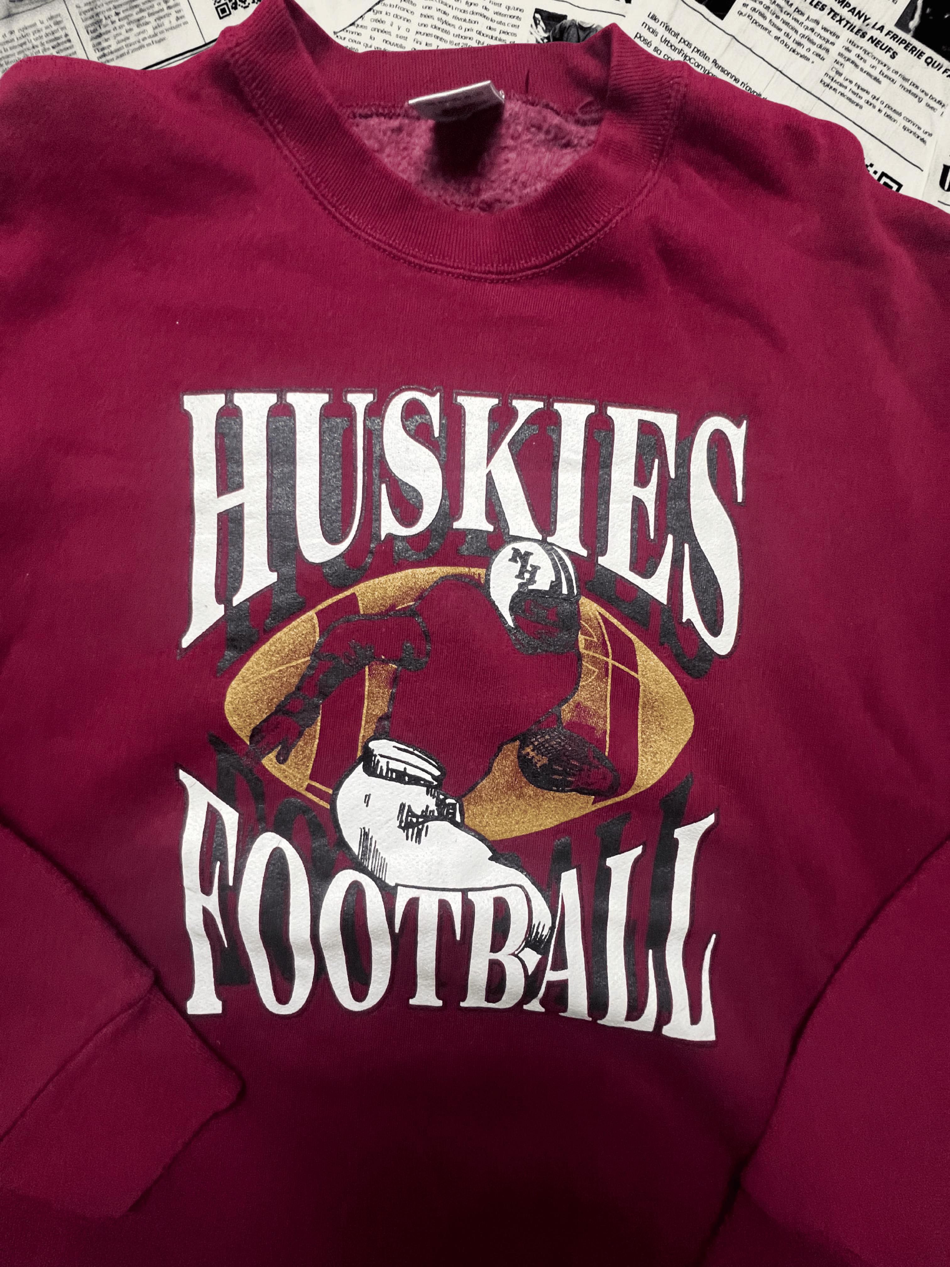 (XL) Pull Universitaire – Style Campus US 90s/2000s | UrbanFripCompany