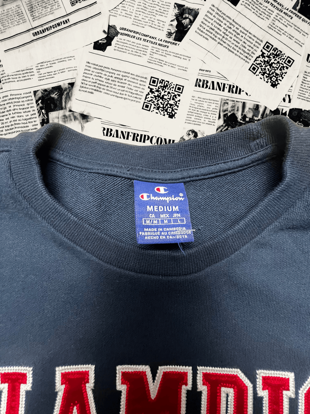 (M) Pull Universitaire – Style Campus US 90s/2000s | UrbanFripCompany