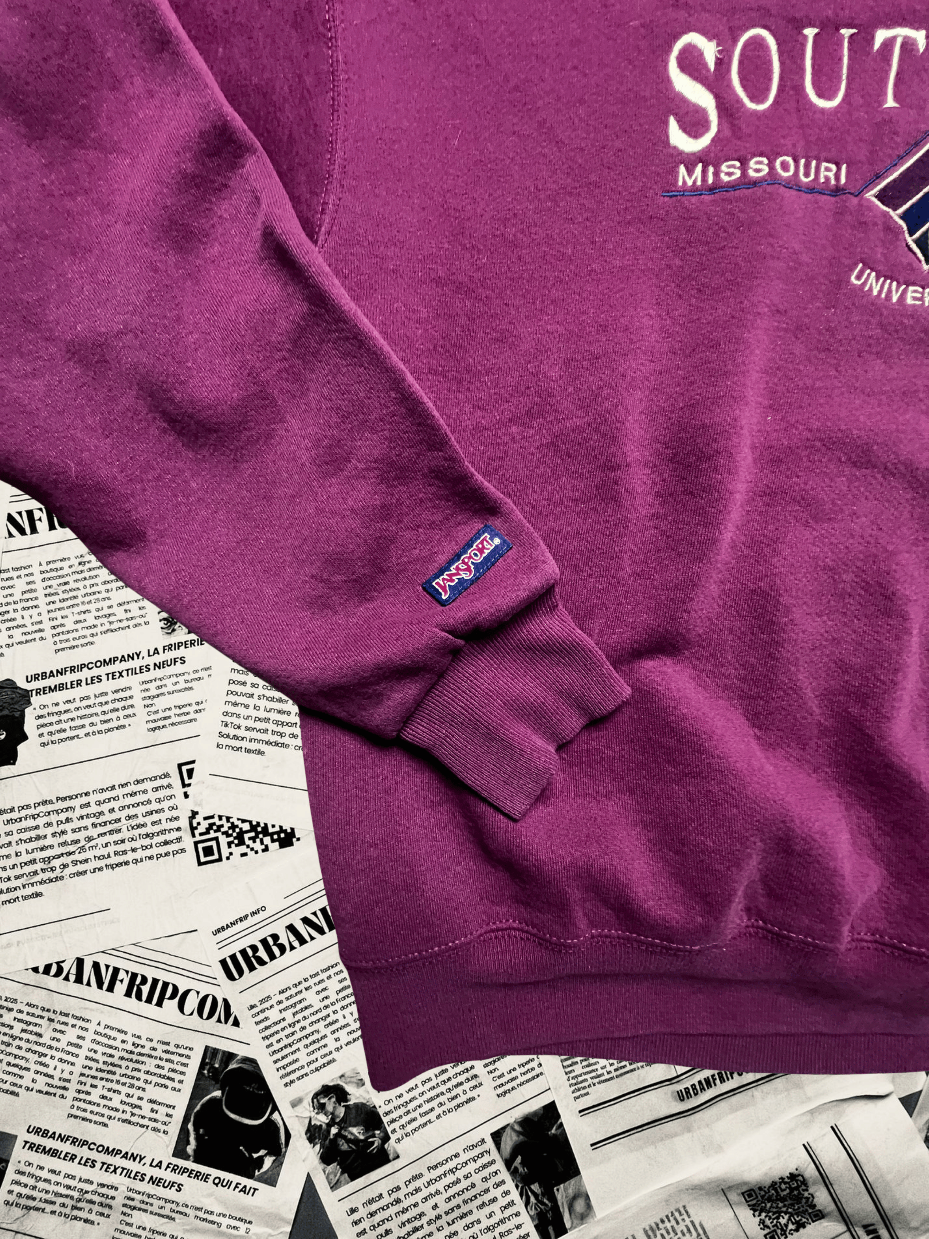 (M) Pull Universitaire – Style Campus US 90s/2000s | UrbanFripCompany