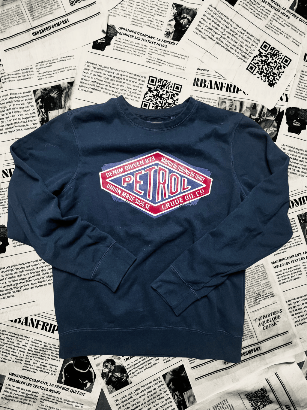 (L) Pull Universitaire – Style Campus US 90s/2000s | UrbanFripCompany