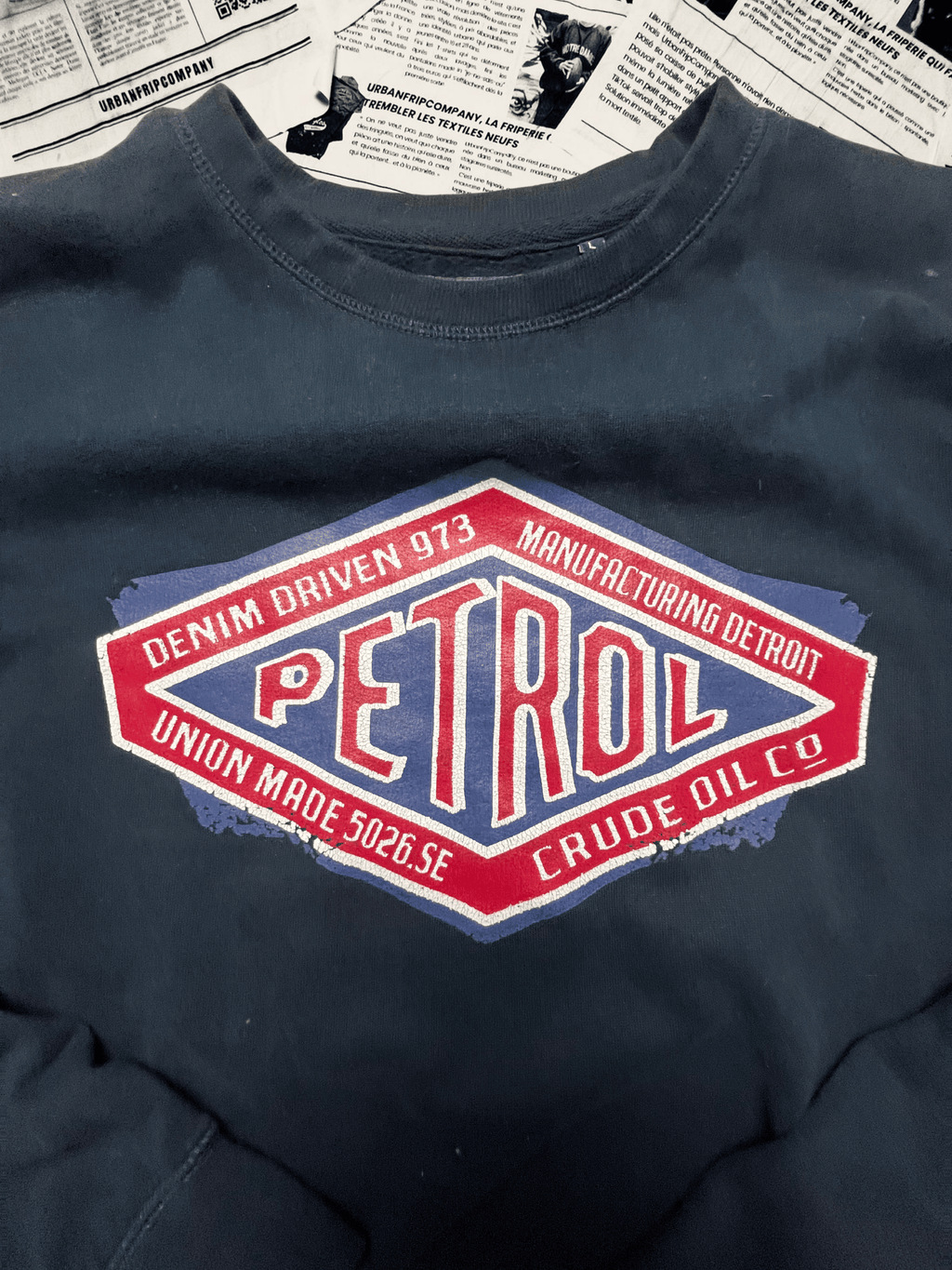 (L) Pull Universitaire – Style Campus US 90s/2000s | UrbanFripCompany